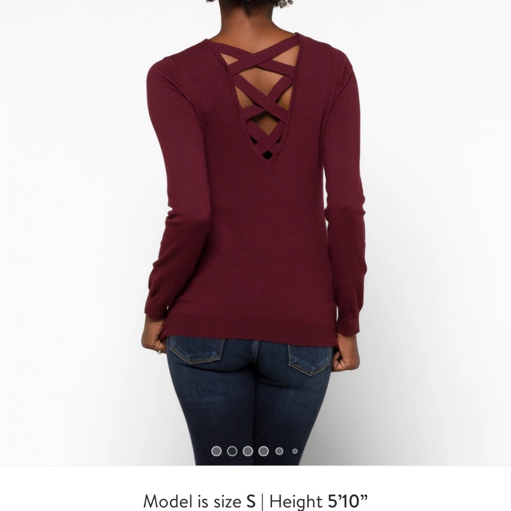 Love Ellie Mia Back Detail Sweater
